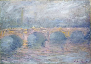Pont de Waterloo, Londres, au coucher du soleil, 1904